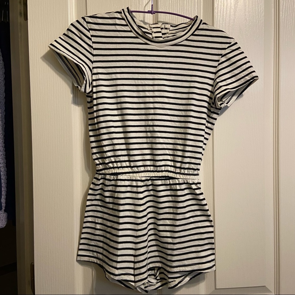 American Apparel Striped Romper